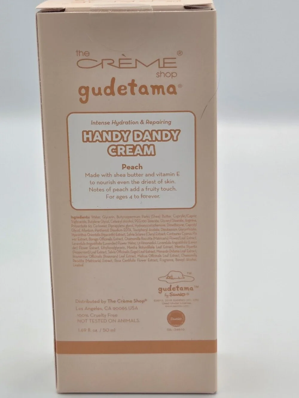 The Crème Shop Gudetama Peach Handy Dandy Cream - Peach
